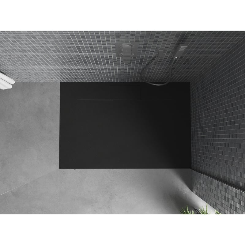 Mexen Egon brodzik prostokątny SMC 150 x 90 cm, czarny - 4R709015