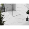 Mexen Stone+ brodzik kompozytowy prostokątny 120 x 100 cm, biały, maskownica biała - 44101012-W