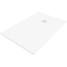 Mexen Stone+ brodzik kompozytowy prostokątny 140 x 100 cm, biały, maskownica biała - 44101014-W