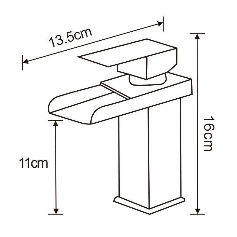 Mexen Hydra bateria umywalkowa, złota - 744900-50