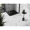 Mexen Stone+ brodzik kompozytowy kwadratowy 80 x 80 cm, czarny, maskownica złota - 44708080-G