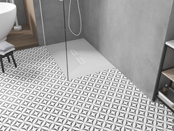 Mexen Toro brodzik prostokątny SMC 140 x 70 cm, biały, maskownica biała - 43107014-W