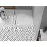 Mexen Toro brodzik prostokątny SMC 100 x 80 cm, biały, maskownica biała - 43108010-W