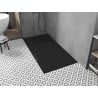 Mexen Toro brodzik prostokątny SMC 180 x 90 cm, czarny, maskownica czarna - 43709018-B