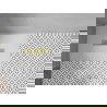 Mexen Toro brodzik prostokątny SMC 130 x 70 cm, biały, maskownica złota - 43107013-G