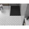 Mexen Toro brodzik prostokątny SMC 100 x 90 cm, czarny, maskownica czarna - 43709010-B