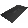 Mexen Toro brodzik prostokątny SMC 150 x 80 cm, czarny, maskownica czarna - 43708015-B