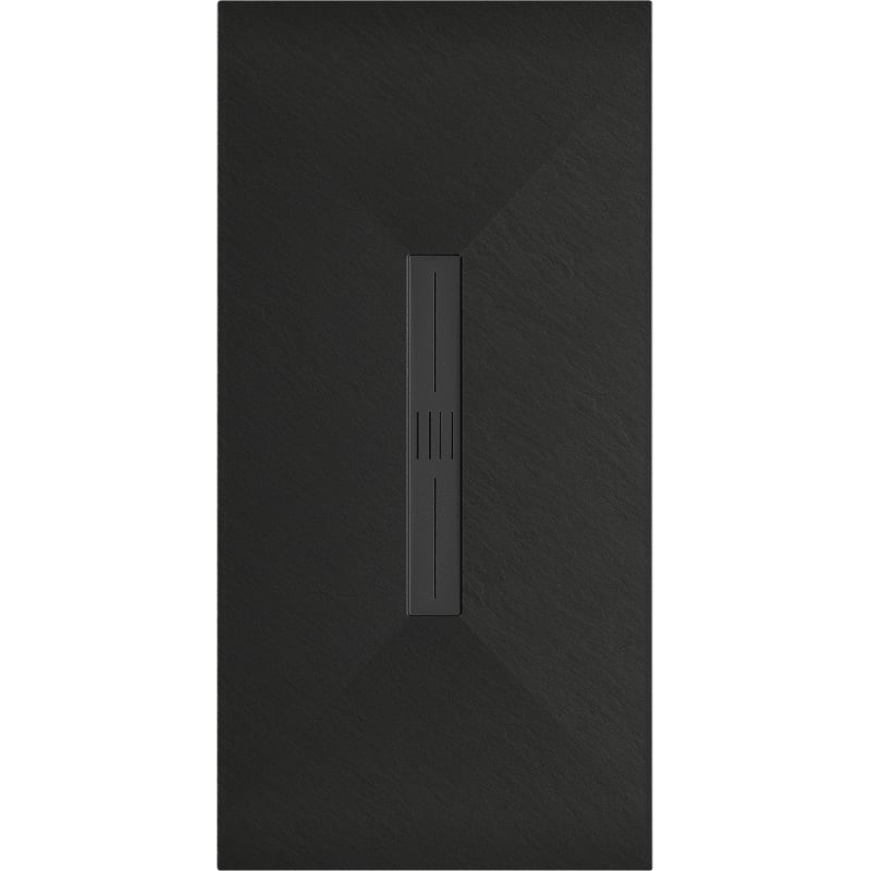 Mexen Toro brodzik prostokątny SMC 200 x 70 cm, czarny, maskownica czarna - 43707020-B