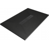 Mexen Toro brodzik prostokątny SMC 140 x 70 cm, czarny, maskownica czarna - 43707014-B