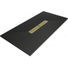 Mexen Toro brodzik prostokątny SMC 170 x 90 cm, czarny, maskownica złota - 43709017-G