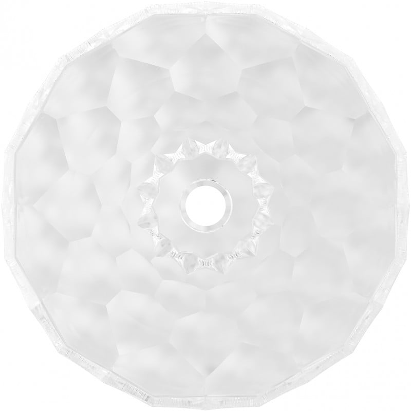 Mexen Inga szklana umywalka nablatowa 44 x 44 cm, transparent - 24074400