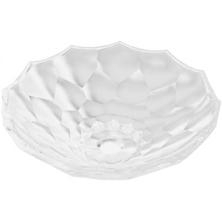 Mexen Inga szklana umywalka nablatowa 44 x 44 cm, transparent - 24074400