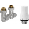Mexen G02 zestaw termostatyczny dwururowy DN50, prosty 1/2"x3/4", nikiel - W912-012-928-01