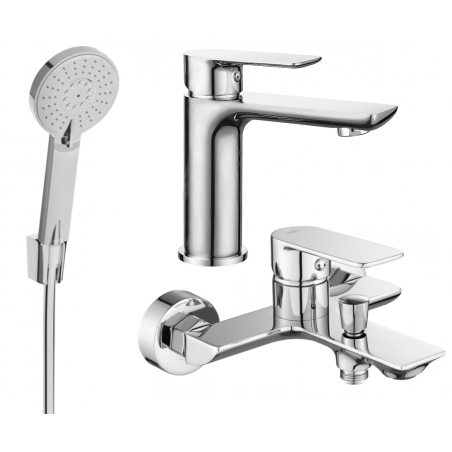 Mexen Alfa R40 zestaw wannowy, chrom - 745703R40-00