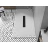 Mexen Toro brodzik prostokątny SMC 150 x 90 cm, biały, maskownica czarna - 43109015-B