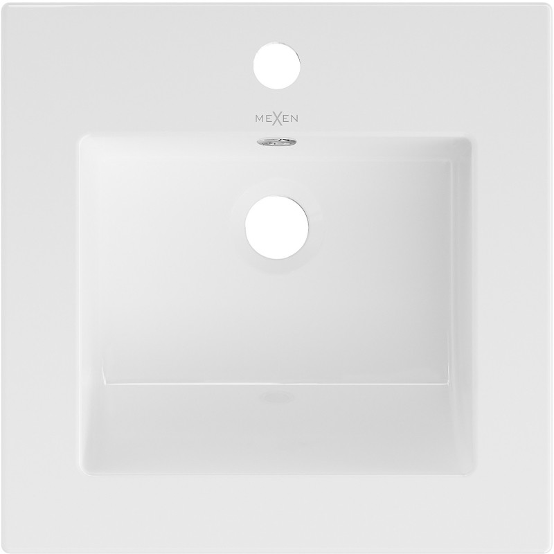 Mexen Atena umywalka wpuszczana w blat 41 x 41 cm, biała - 25014100