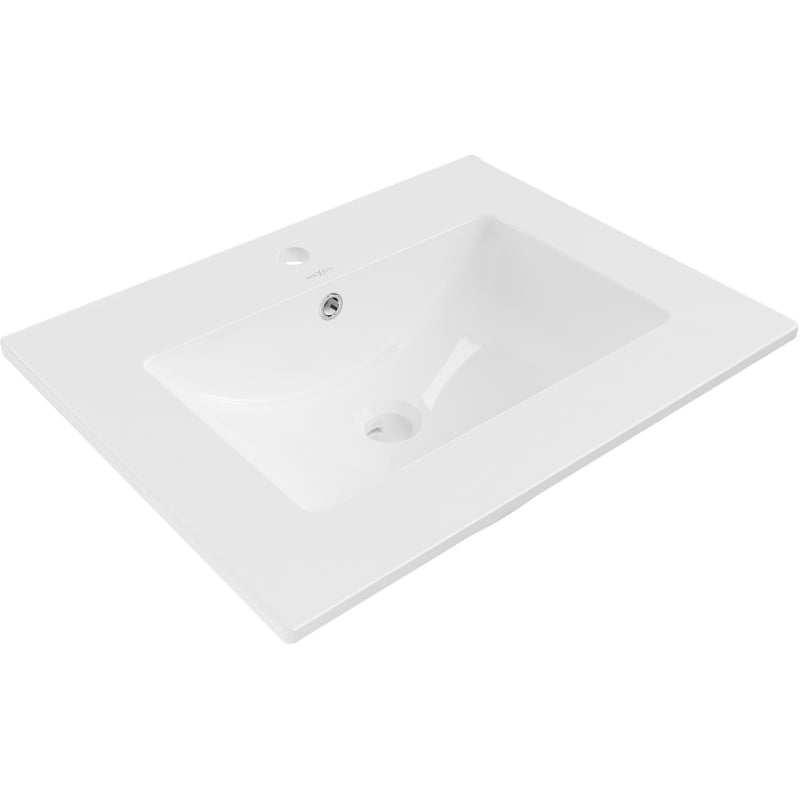 Mexen Atena umywalka wpuszczana w blat 61 x 46 cm, biała - 25016000