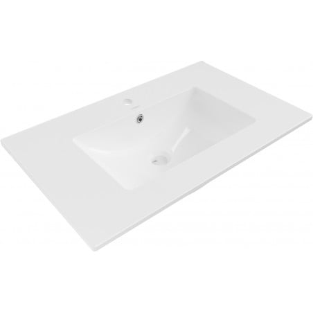 Mexen Atena umywalka wpuszczana w blat 76 x 46 cm, biała - 25017500