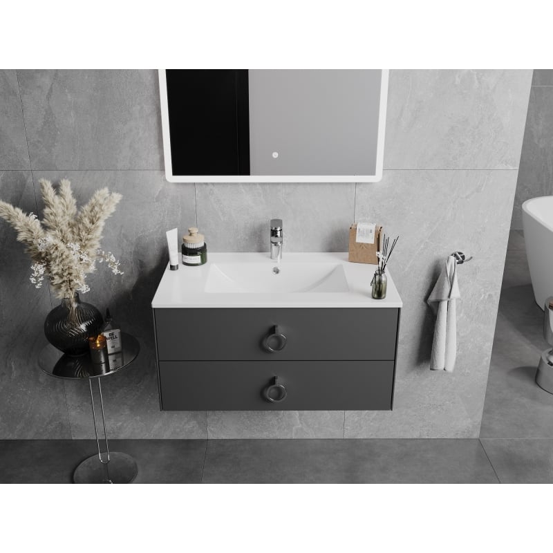 Mexen Atena umywalka wpuszczana w blat 80 x 46 cm, biała - 25018000