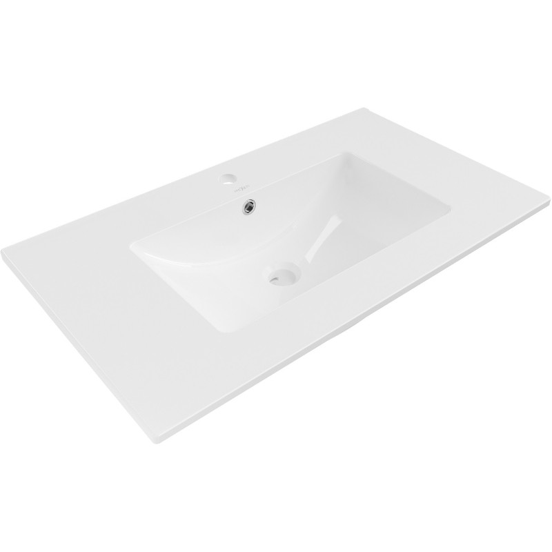 Mexen Atena umywalka wpuszczana w blat 80 x 46 cm, biała - 25018000