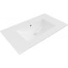 Mexen Atena umywalka wpuszczana w blat 80 x 46 cm, biała - 25018000