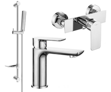 Mexen Alfa DF72 zestaw prysznicowy, chrom - 745704DF72-00