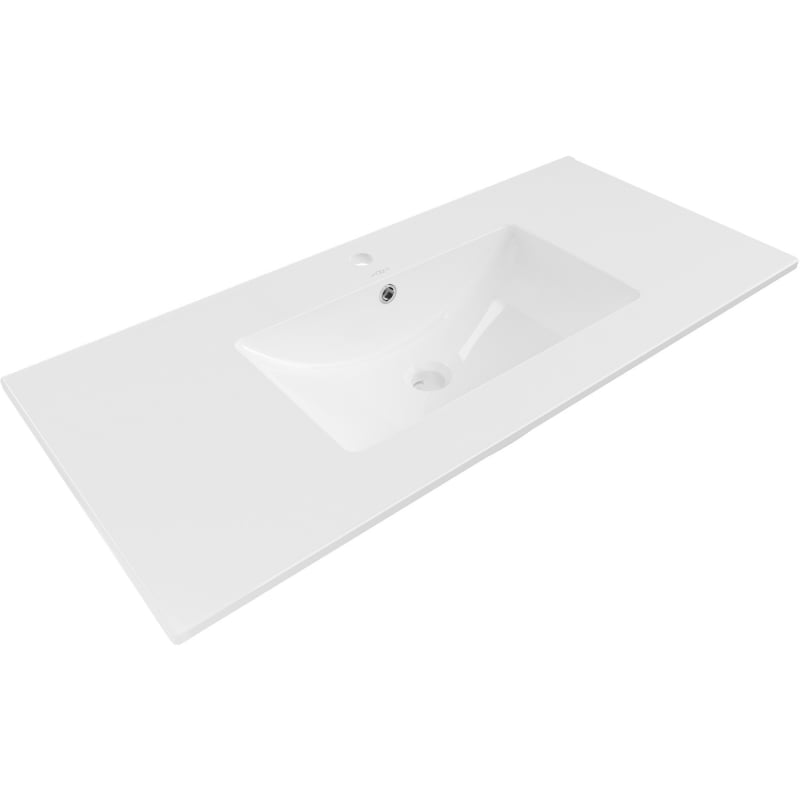 Mexen Atena umywalka wpuszczana w blat 101 x 46 cm, biała - 25011000