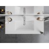 Mexen Atena umywalka wpuszczana w blat 101 x 46 cm, biała - 25011000