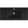 Mexen Atena umywalka wpuszczana w blat 101 x 46 cm, czarna mat - 25011070