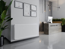 Mexen CVH20 Hygiene grzejnik płytowy 400 x 1300 mm, podłączenie dolne, 1034 W, biały - W620H-040-130-00