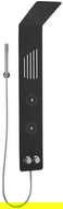Mexen Navas panel prysznicowy, czarny - 7627-02-70