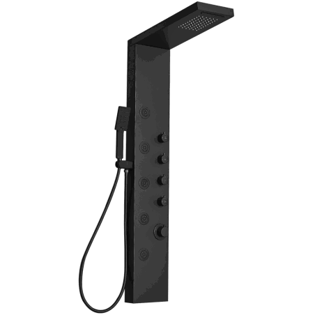 Mexen Lando panel prysznicowy, czarny - 7611-04-70