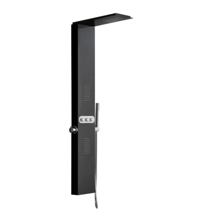 Mexen Omar panel prysznicowy, czarny - 7610-03-70