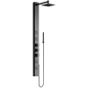 Mexen Orco panel prysznicowy, czarny - 7607-03-70