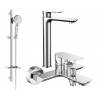 Mexen Alfa DQ40 zestaw wannowy, chrom - 745713DQ40-00
