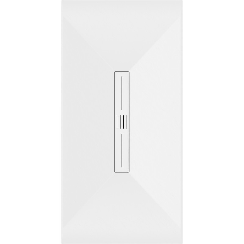 Mexen Toro brodzik prostokątny SMC 180 x 90 cm, biały, maskownica biała - 43109018-W