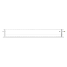 Mexen CVH30 Hygiene grzejnik płytowy 300 x 3000 mm, podłączenie dolne, 2617 W, biały - W630H-030-300-00