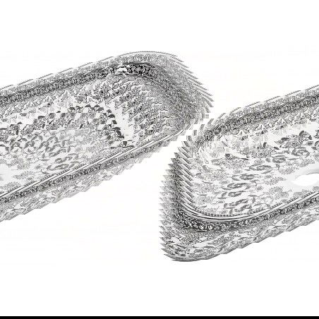 Mexen Rita umywalka nablatowa 45 x 32 cm, biała/czarny wzór - 21084586