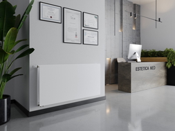 Mexen CVHF20 Hygiene Flat grzejnik płytowy 400 x 1300 mm, podłączenie dolne, 935 W, biały - W620HF-040-130-00