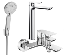 Mexen Alfa R40 zestaw wannowy, chrom - 745713R40-00