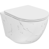 Mexen Lena miska wc Rimless z deską wolnoopadającą slim, duroplast, biała kamień - 30224093