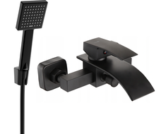 Mexen Aries R45 bateria wannowa z zestawem prysznicowym, czarna - 74483R45-70