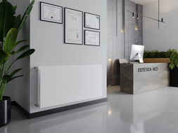 Mexen CHF20 Hygiene Flat grzejnik płytowy 500 x 1300 mm, podłączenie boczne, 1121 W, biały - W420HF-050-130-00