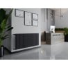 Mexen CH10 Hygiene grzejnik płytowy 600 x 600 mm, podłączenie boczne, 375 W, antracyt - W410H-060-060-66
