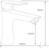 Mexen Axel DB72 zestaw wannowy, chrom - 73803DB72-00