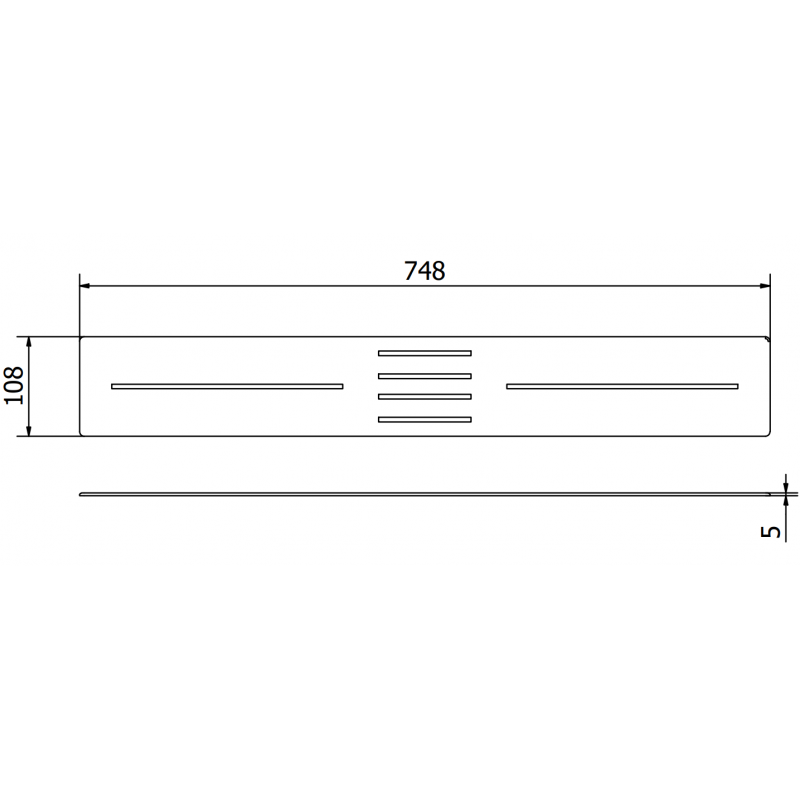 Mexen Toro maskownica do brodzika 170-200 cm, złota - 43930050