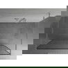 Mexen Kioto ścianka prysznicowa wolnostojąca 160 x 200 cm, czarna ramka 8 mm, chrom - 800-160-002-01-70