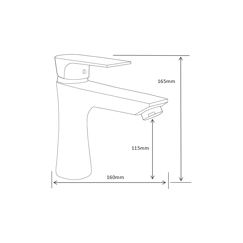 Mexen Axel DB62 zestaw wannowy, czarny - 73813DB62-70