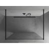 Mexen Kioto ścianka prysznicowa wolnostojąca 105 x 200 cm, transparent 8 mm, czarna - 800-105-002-70-00