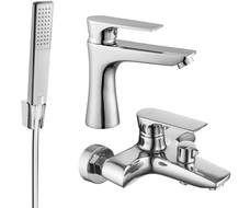 Mexen Axel R72 zestaw wannowy, chrom - 73803R72-00